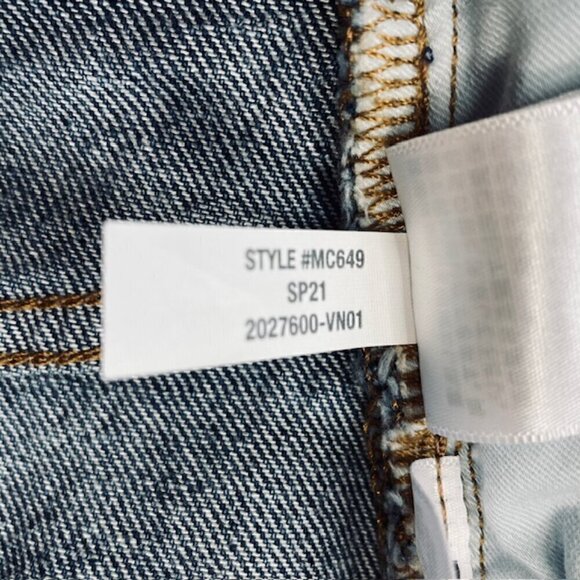 MADEWELL The Perfect Jean Short in Bartow Wash: TENCEL™ Denim Edition - NWT - Picture 5 of 8